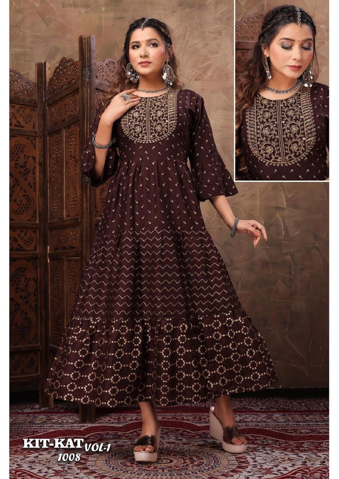 Bq Kit Kat Vol 1001-1010 Anarkali Kurti Catalog